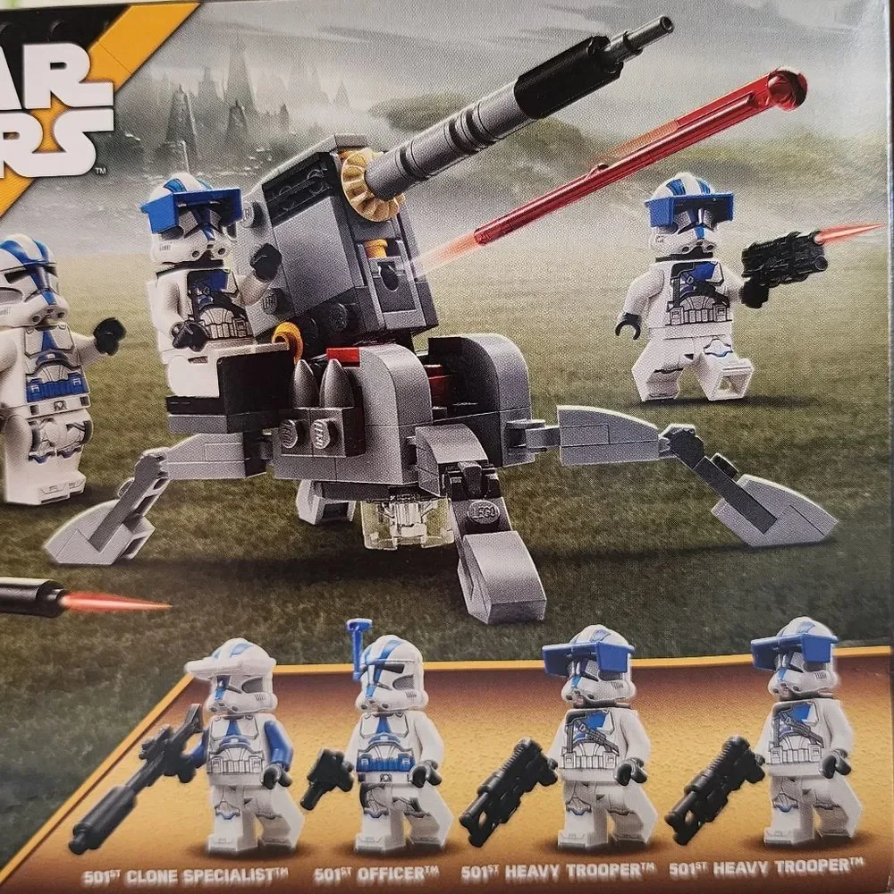 Lego 75345 Star Wars 501st Clone Troopers Battle Pack Building Toy Set 119‎ pcs
